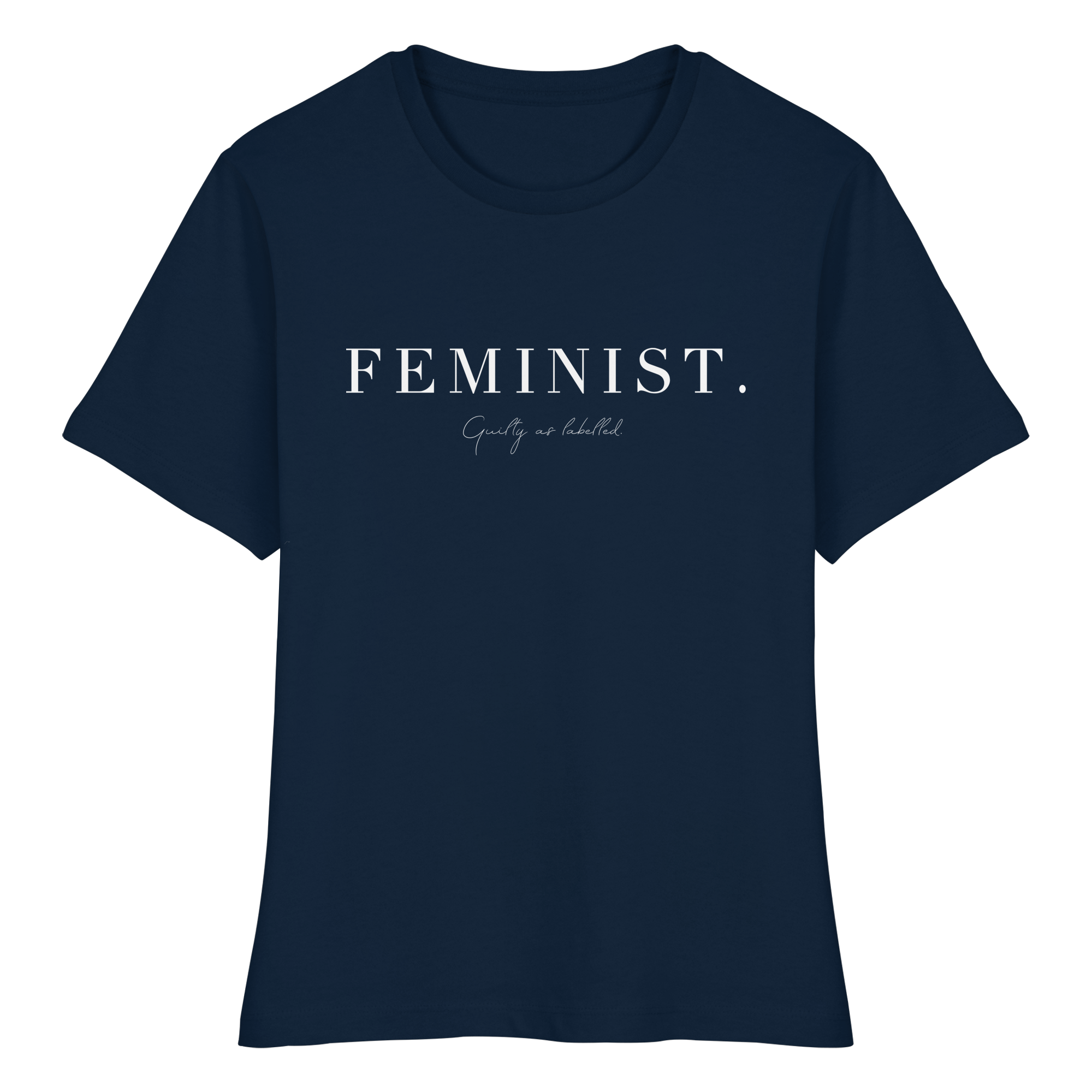 "FEMINIST." FITTED LADIES SHIRT