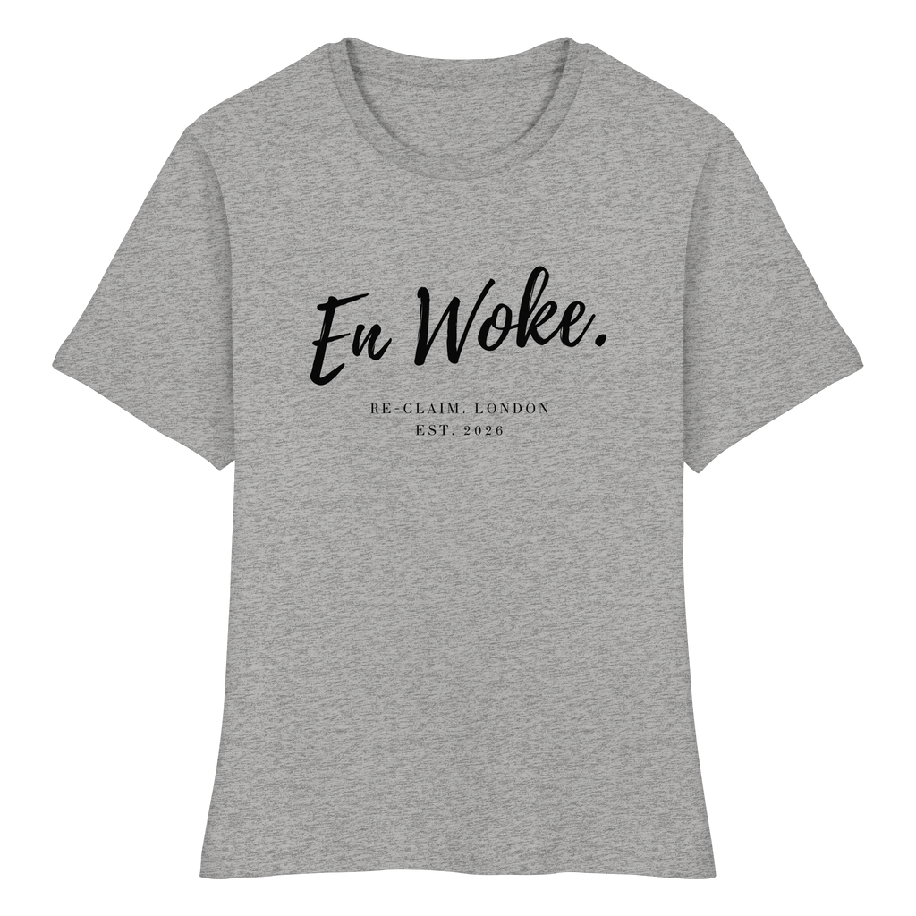 "EN WOKE." FITTED LADIES SHIRT