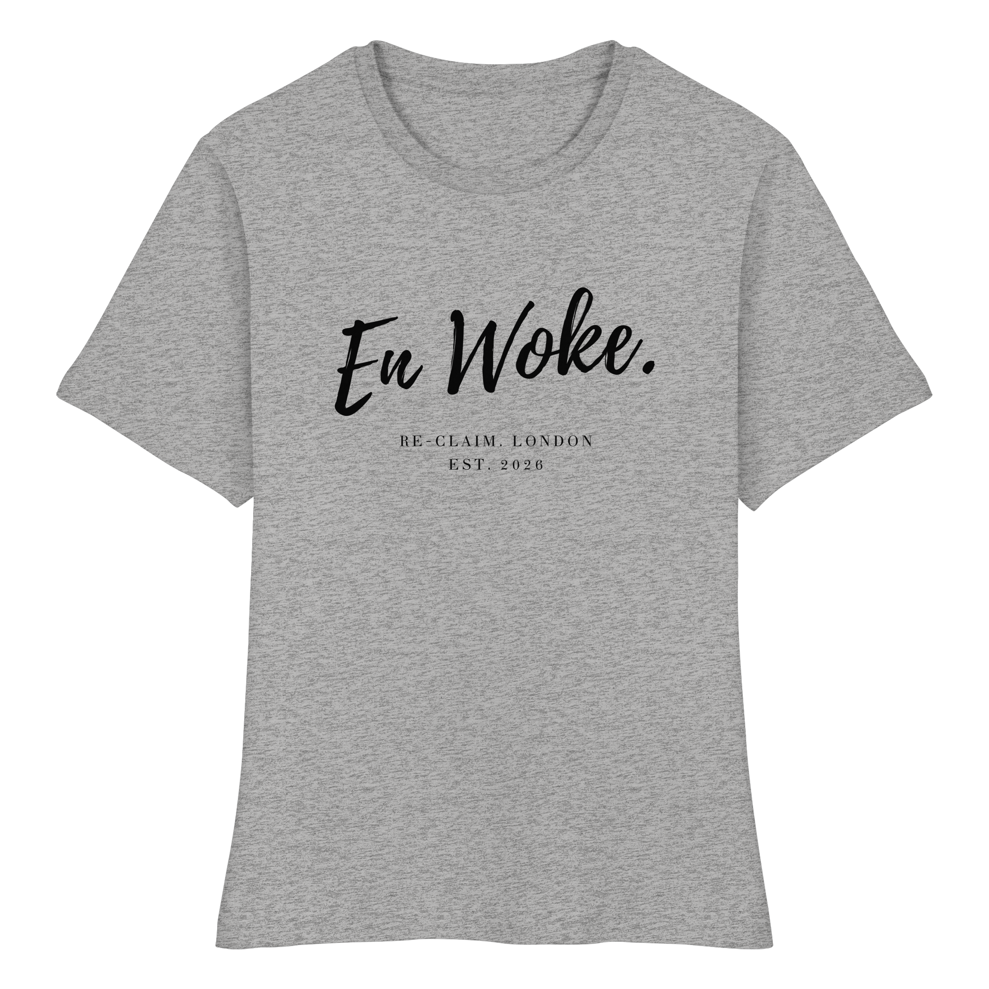 "EN WOKE." FITTED LADIES SHIRT