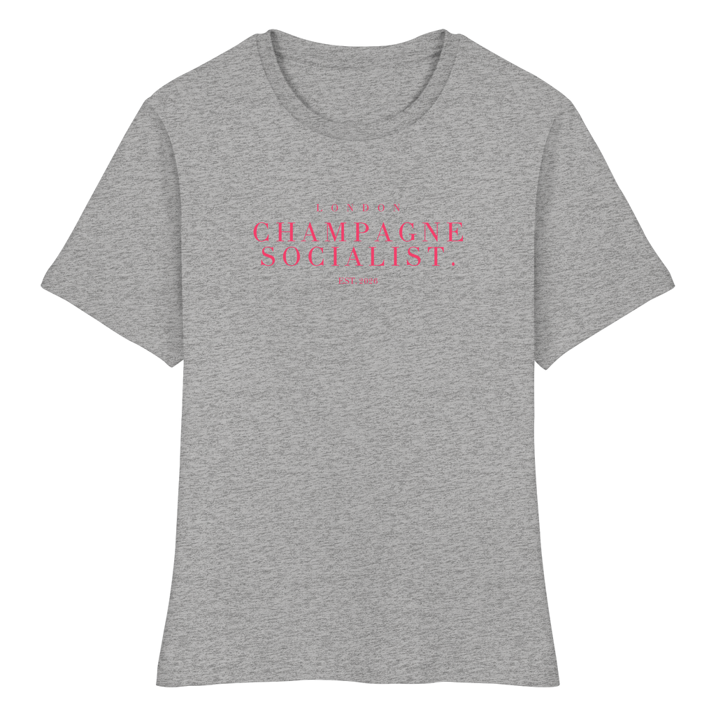 "LONDON CHAMPAGNE SOCIALIST." FITTED LADIES SHIRT