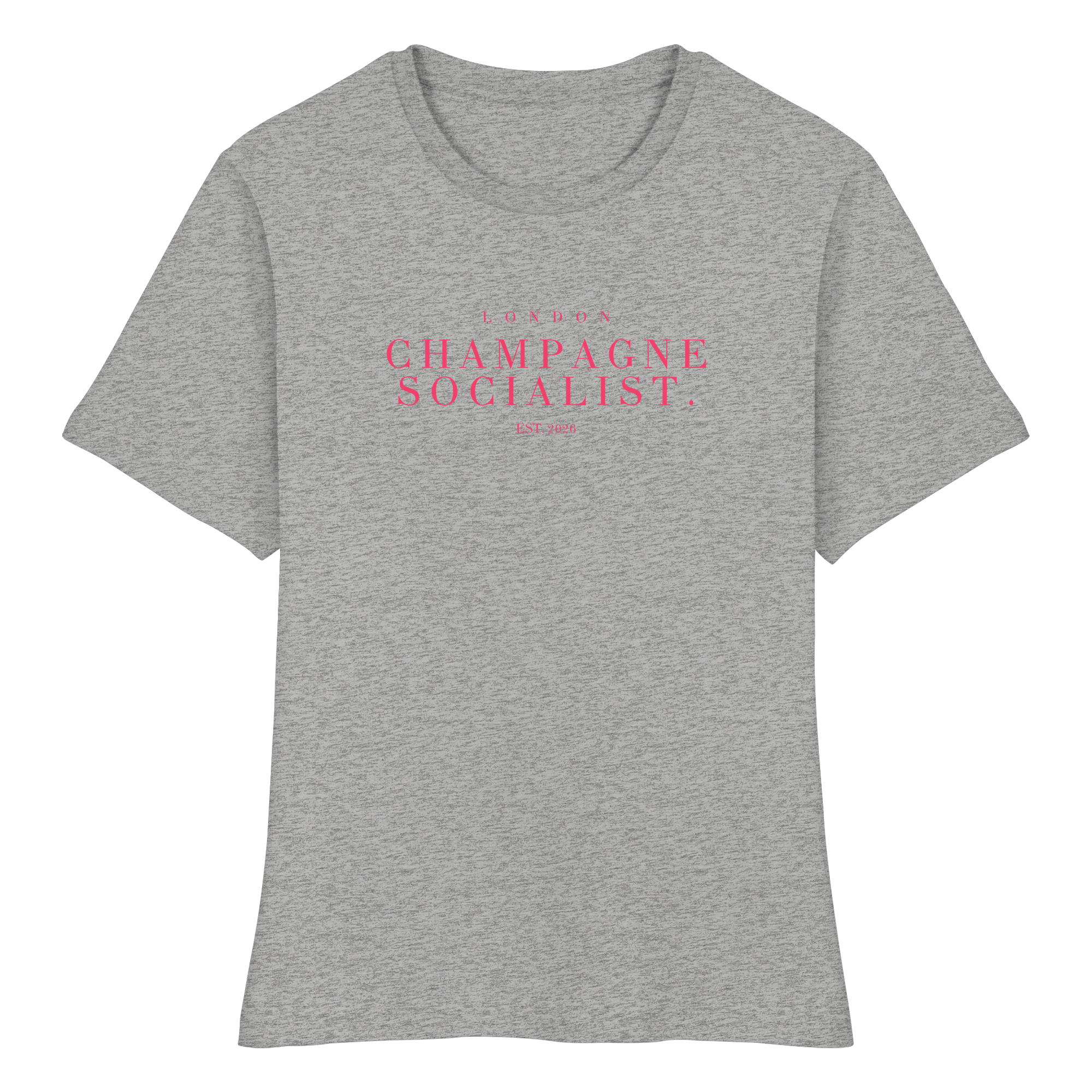 "LONDON CHAMPAGNE SOCIALIST." FITTED LADIES SHIRT