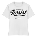 "RESIST"  FITTED LADIES ORGANIC SHIRT