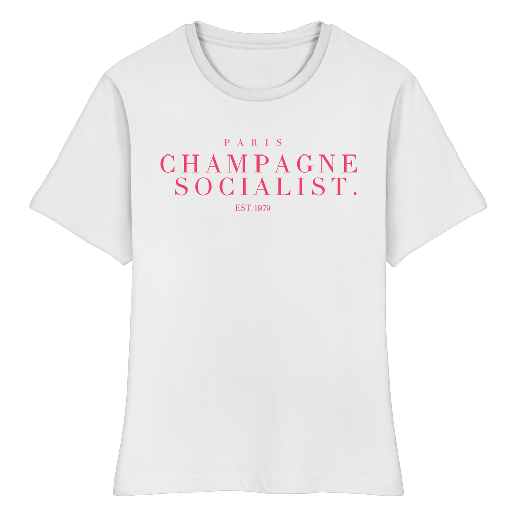 "PARIS CHAMPAGNE SOCIALIST." FITTED LADIES SHIRT