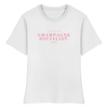 "LONDON CHAMPAGNE SOCIALIST." FITTED LADIES SHIRT