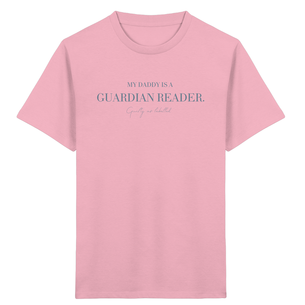 "MY DADDY IS A GUARDIAN READER." KIDS SHIRT
