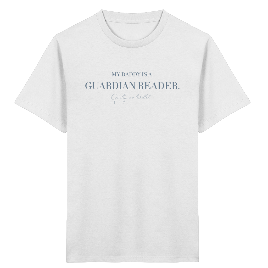 "MY DADDY IS A GUARDIAN READER." KIDS SHIRT