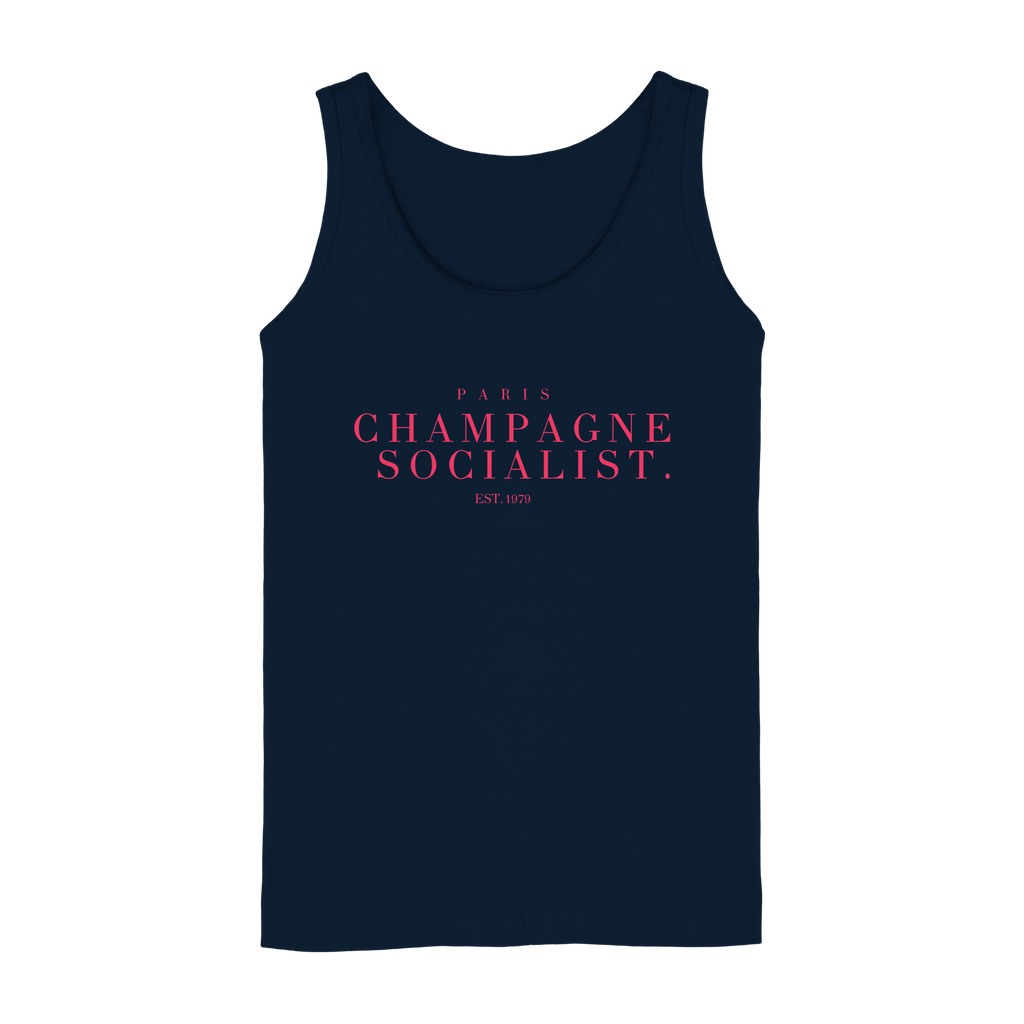 "PARIS CHAMPAGNE SOCIALIST." LADIES TANK TOP