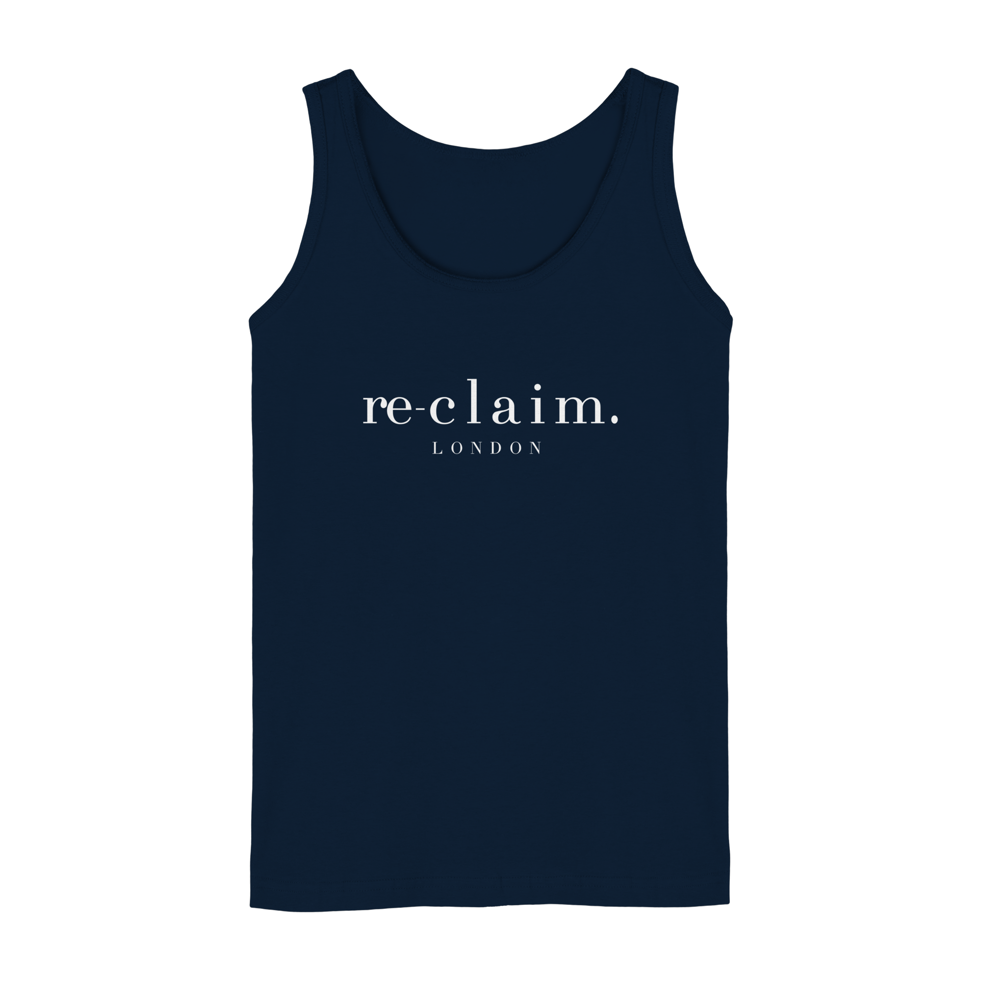 "RE-CLAIM. LONDON" LADIES TANK TOP