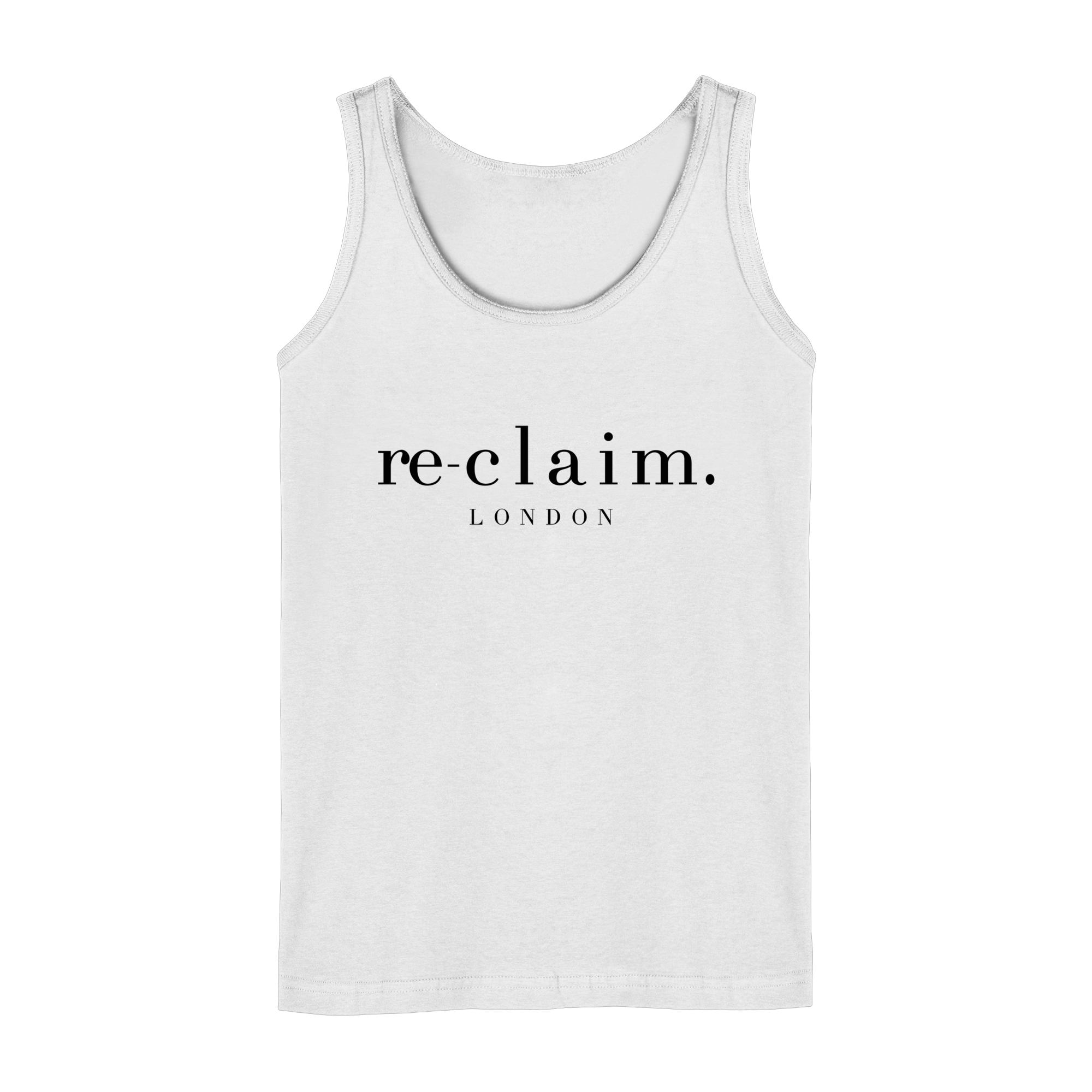 "RE-CLAIM. LONDON" LADIES TANK TOP