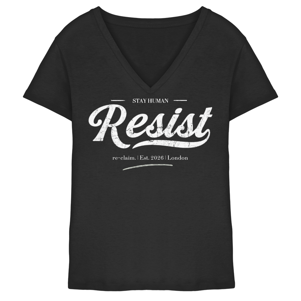 "RESIST" - Ladies V-Neck Shirt