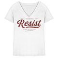"RESIST" -LADIES V-NECK SHIRT