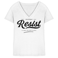 "RESIST" LADIES V-NECK SHIRT