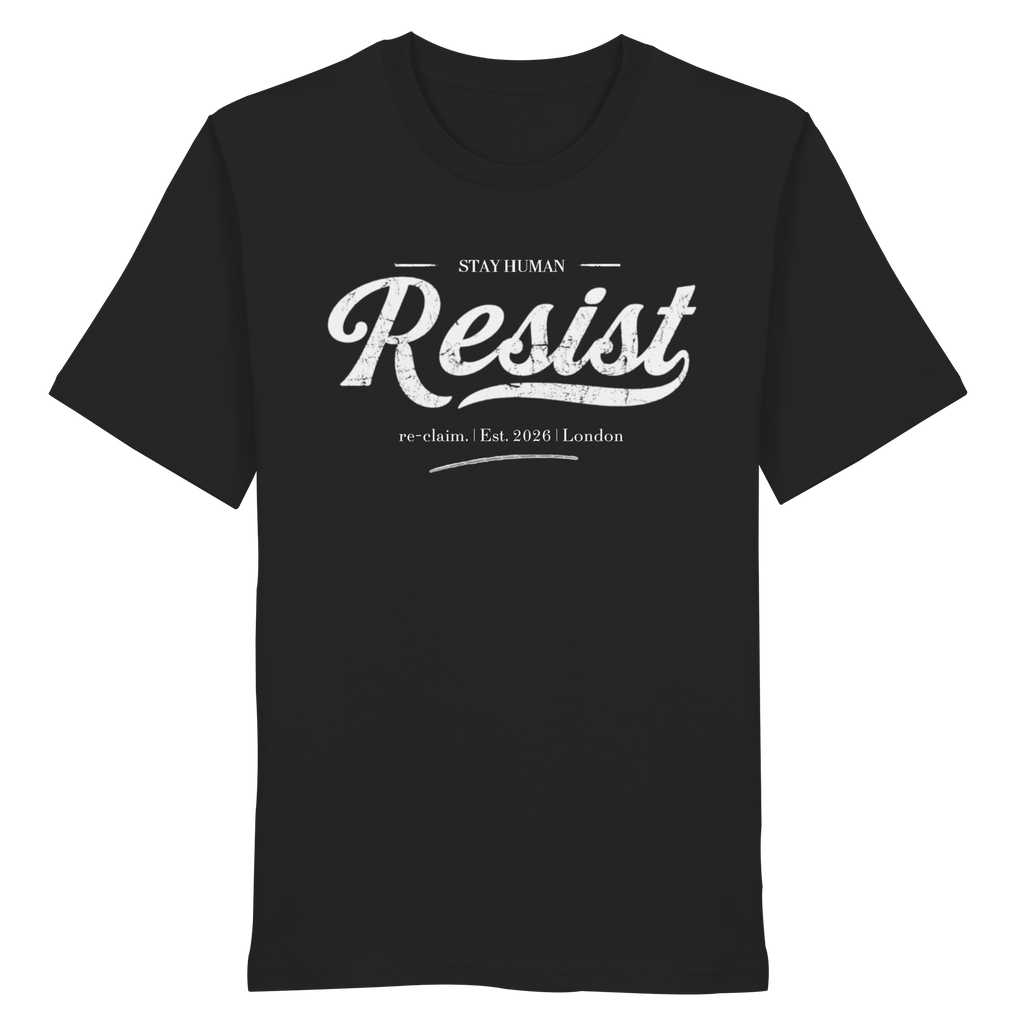 "RESIST" ORGANIC T-SHIRT