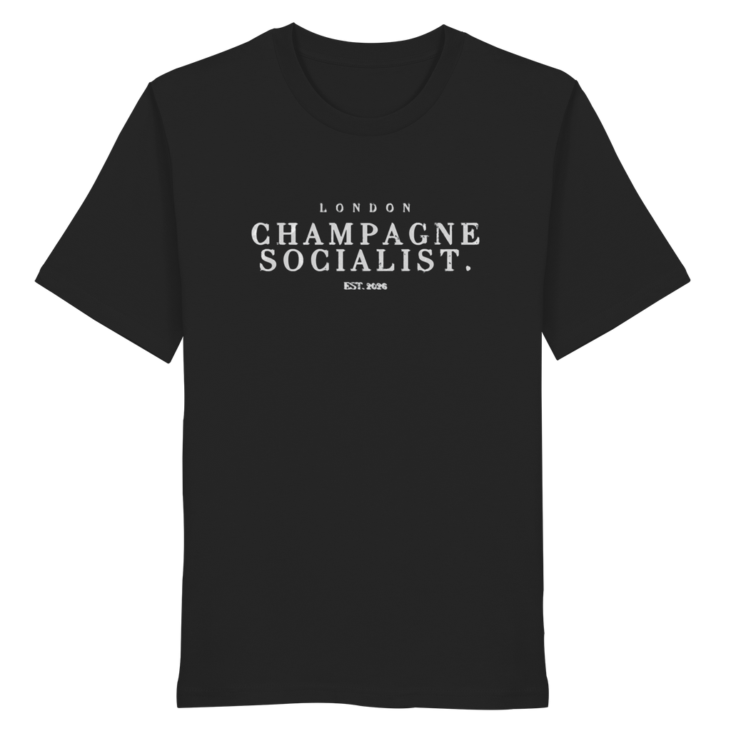 "LONDON CHAMPAGNE SOCIALIST." SHIRT