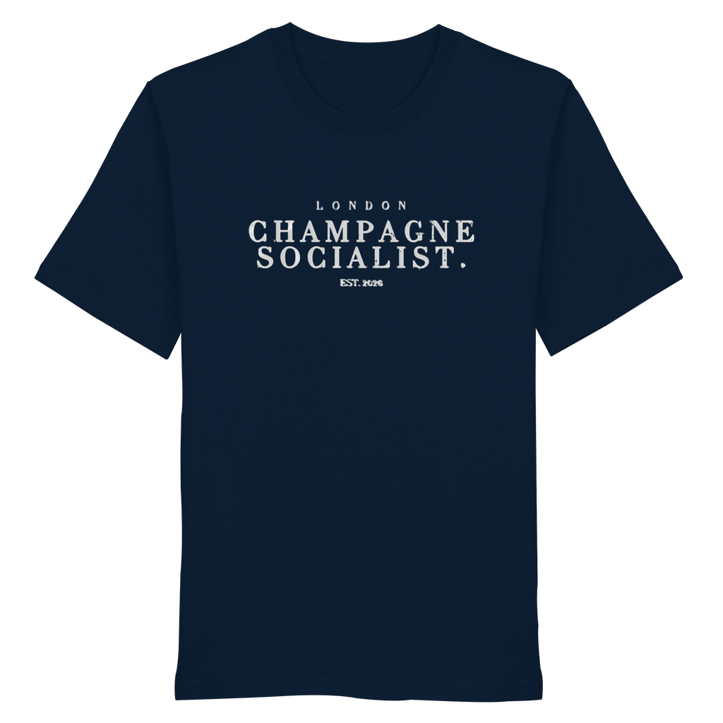 "LONDON CHAMPAGNE SOCIALIST." SHIRT