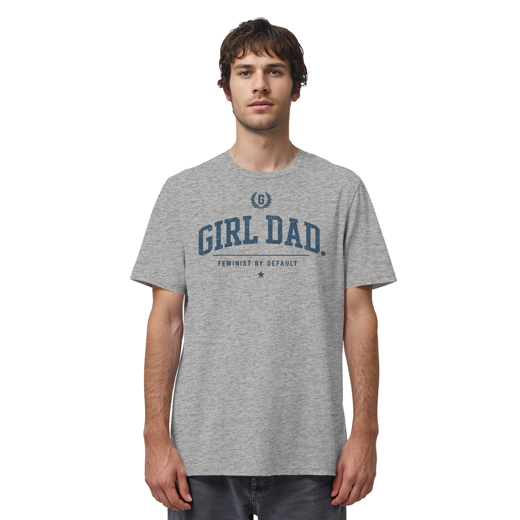 "GIRL DAD." ORGANIC T-SHIRT