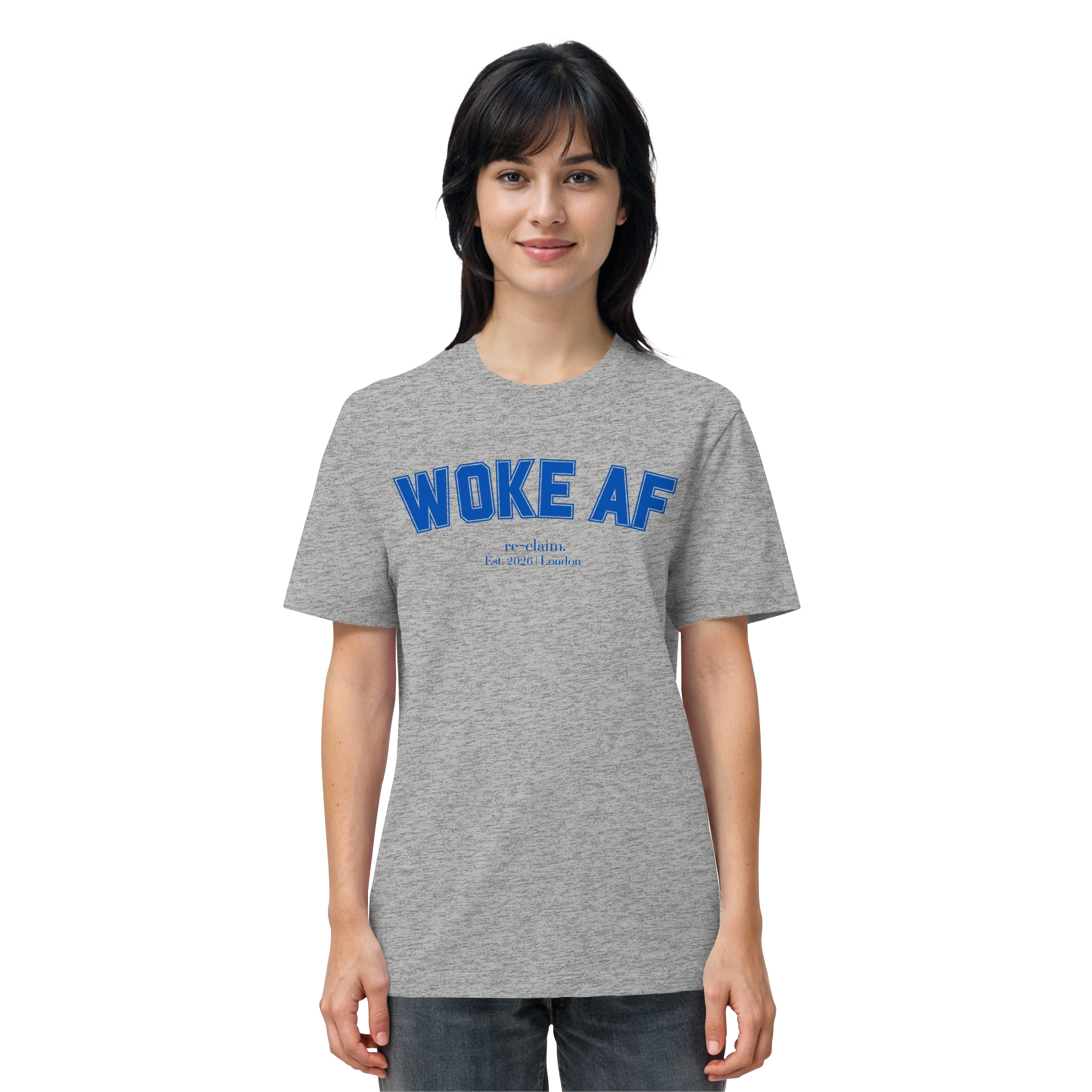 "WOKE AF" ORGANIC MENS T-SHIRT