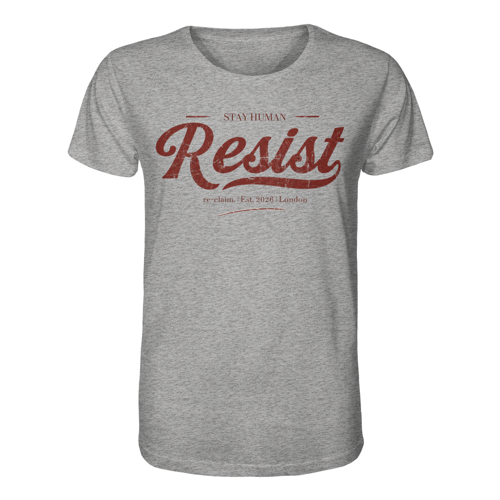 "RESIST" ORGANIC T-SHIRT