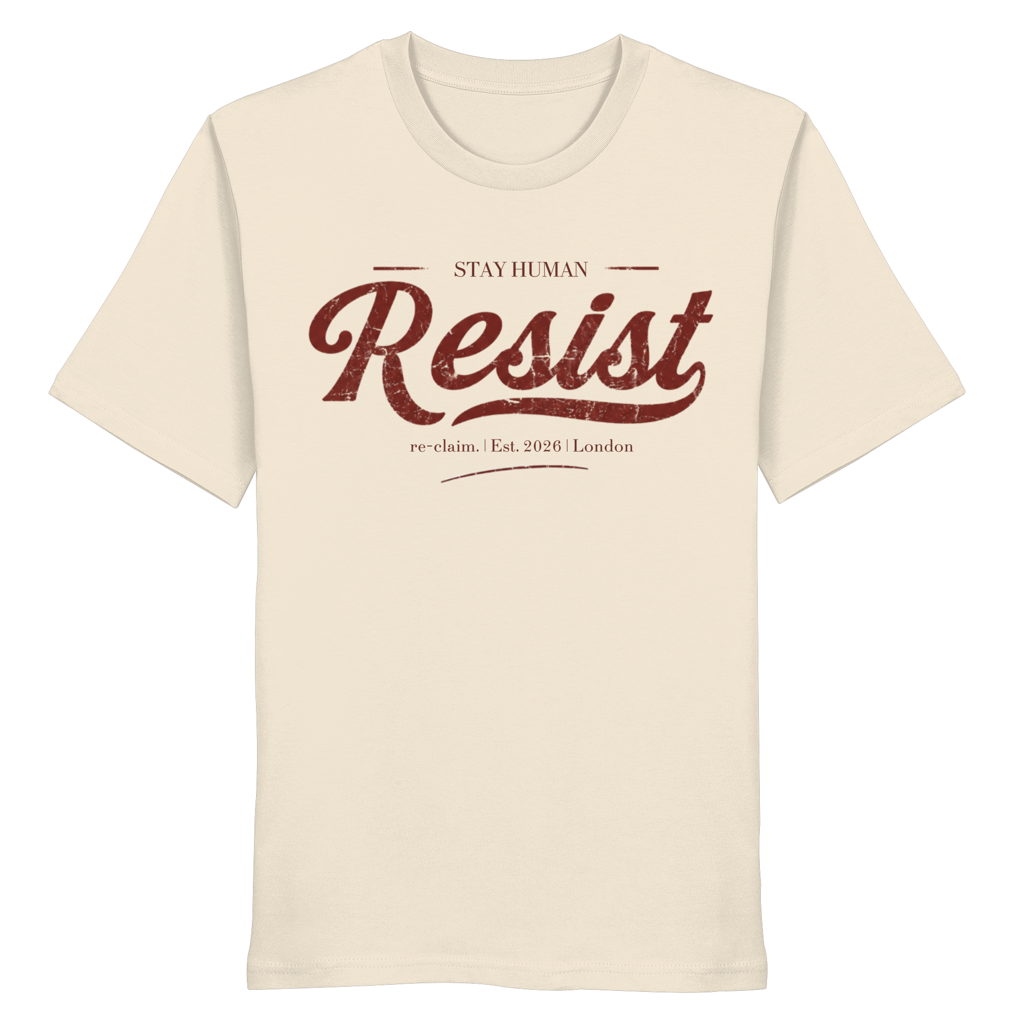 "RESIST" ORGANIC T-SHIRT