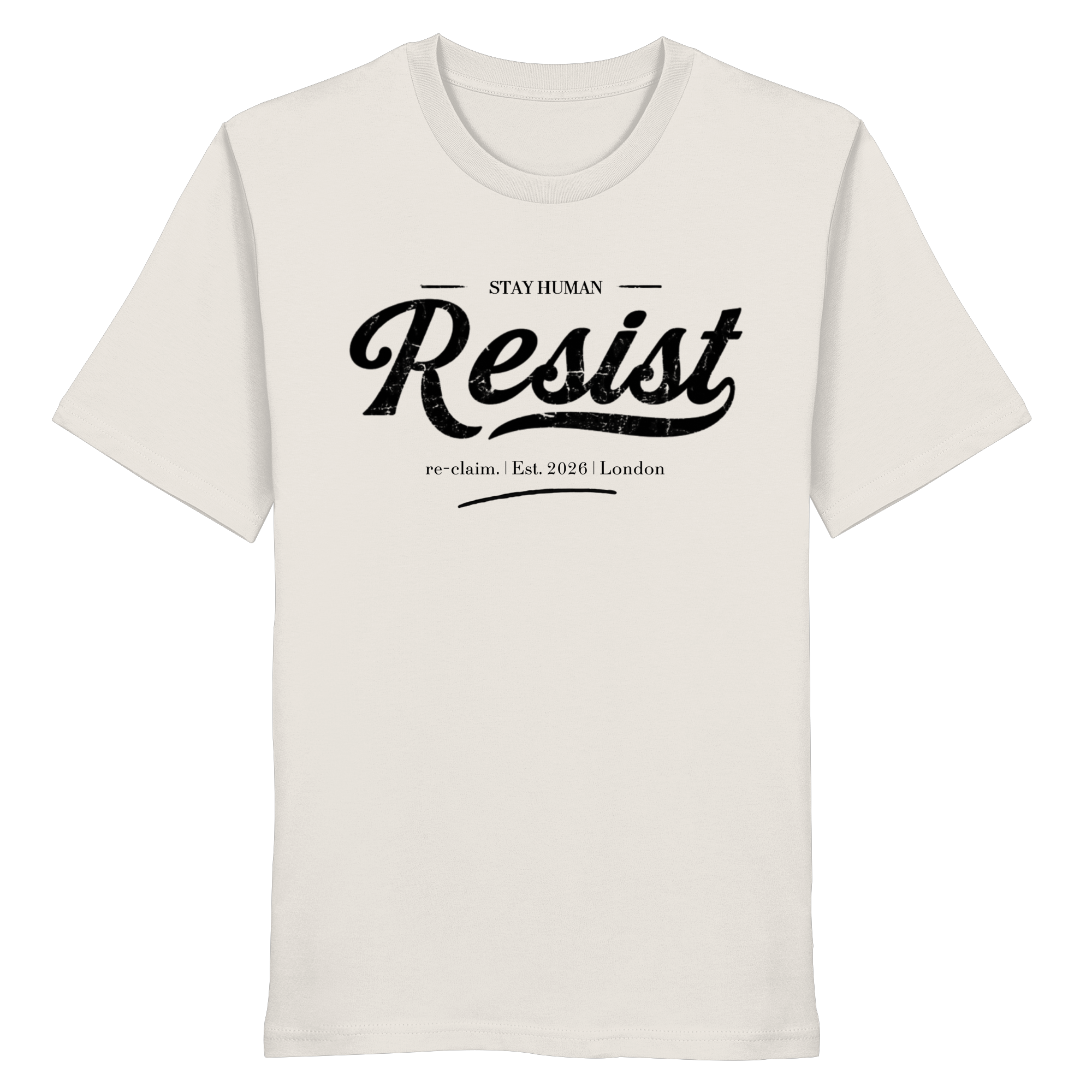 "RESIST" ORGANIC SHIRT