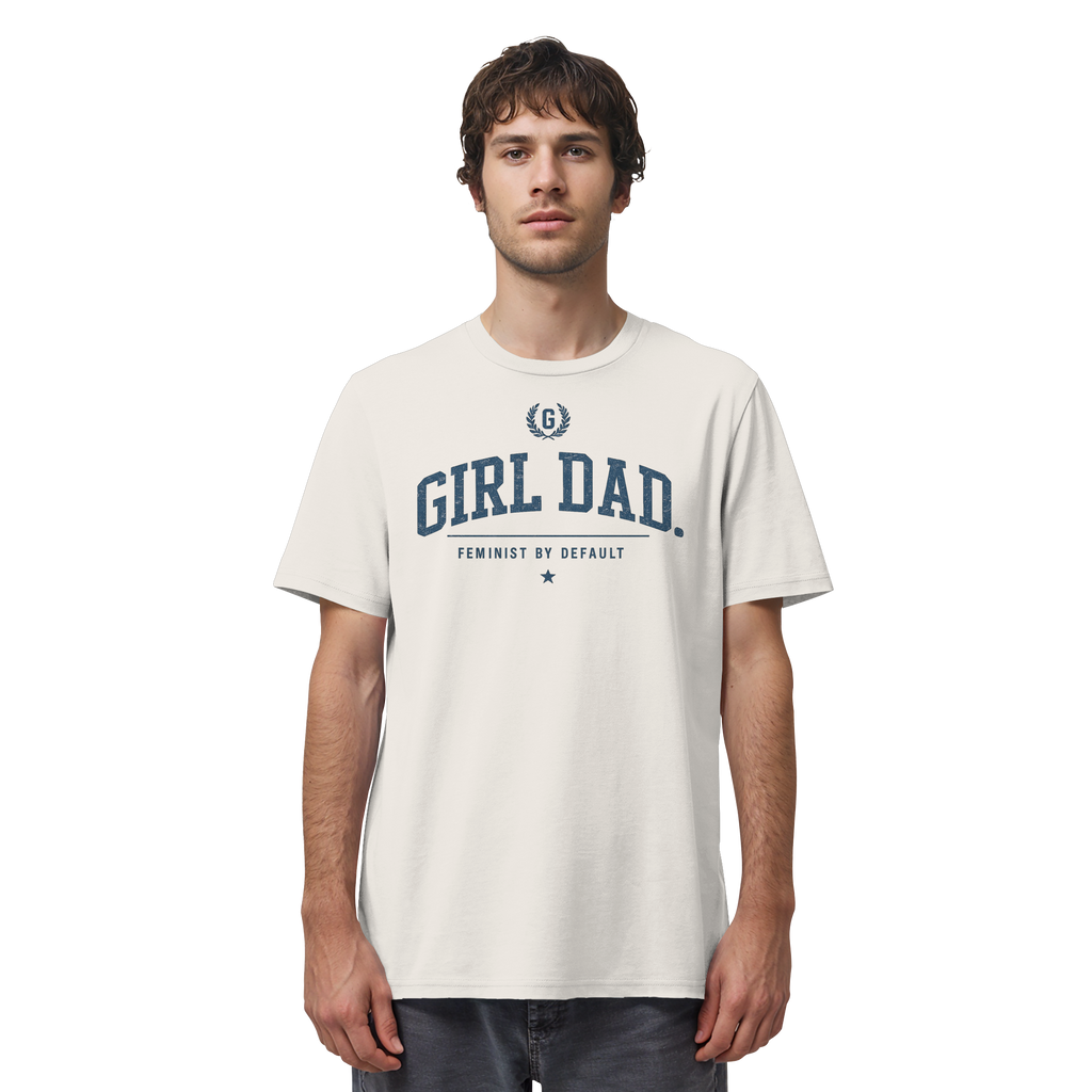 "GIRL DAD." ORGANIC T-SHIRT