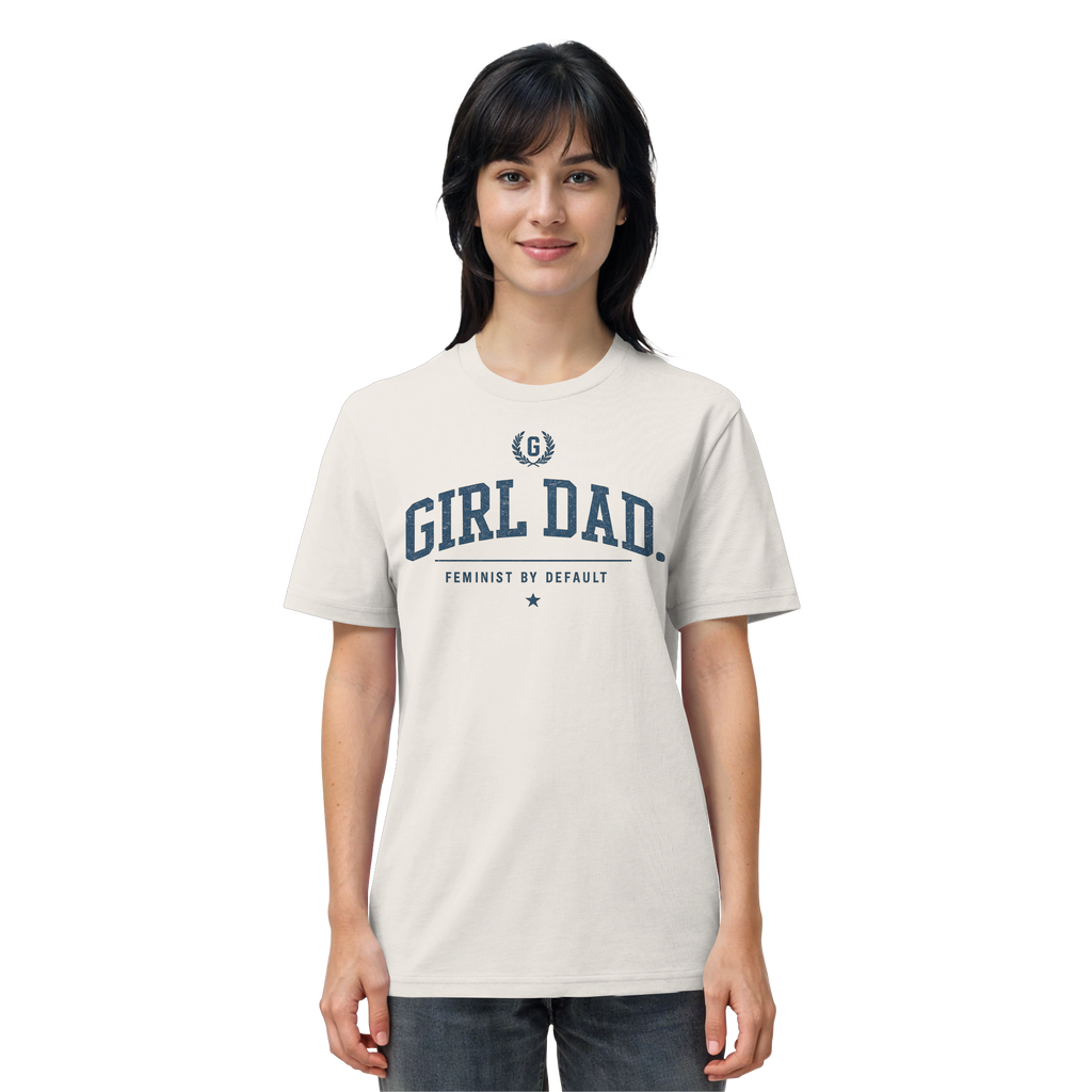 "GIRL DAD." ORGANIC T-SHIRT