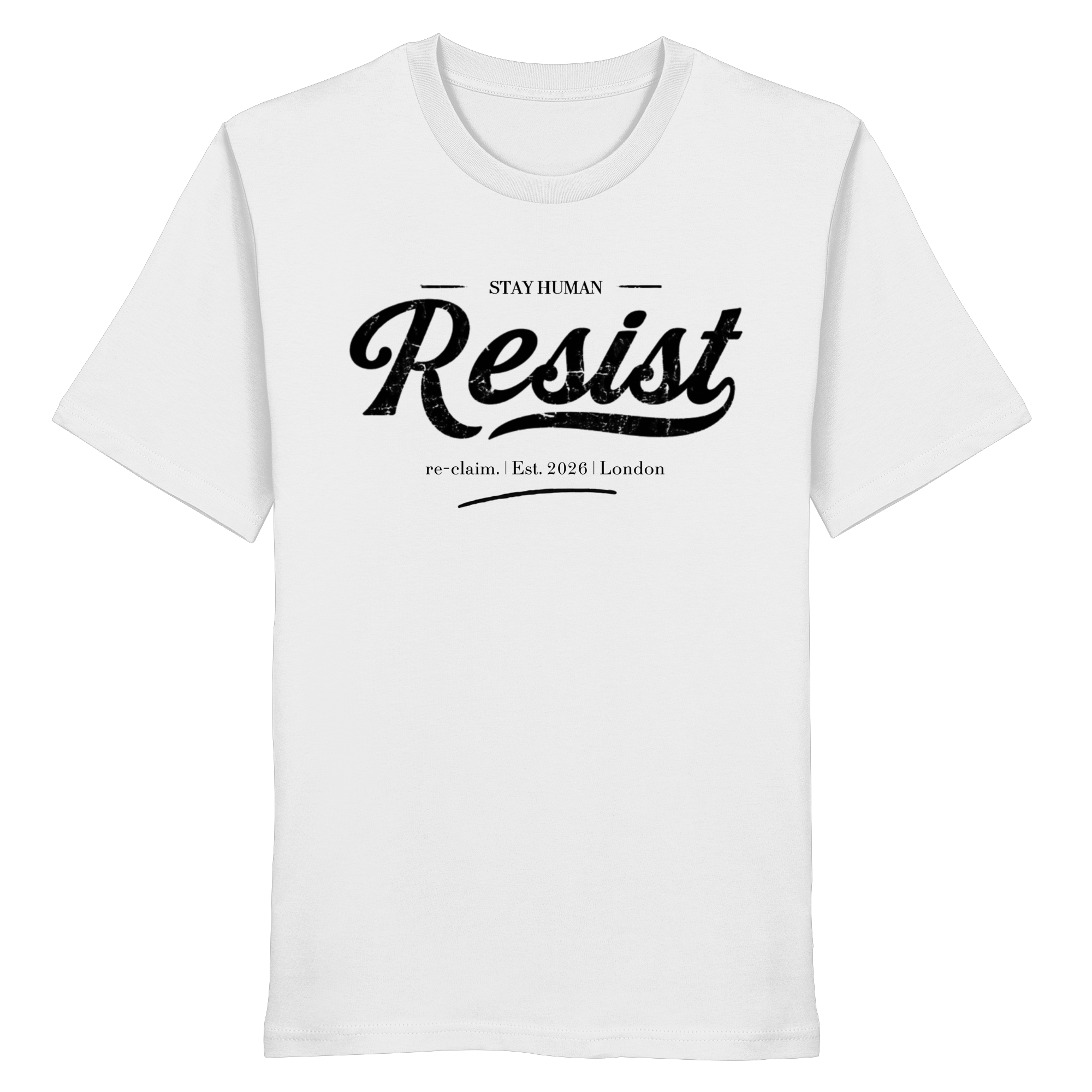 "RESIST" ORGANIC SHIRT