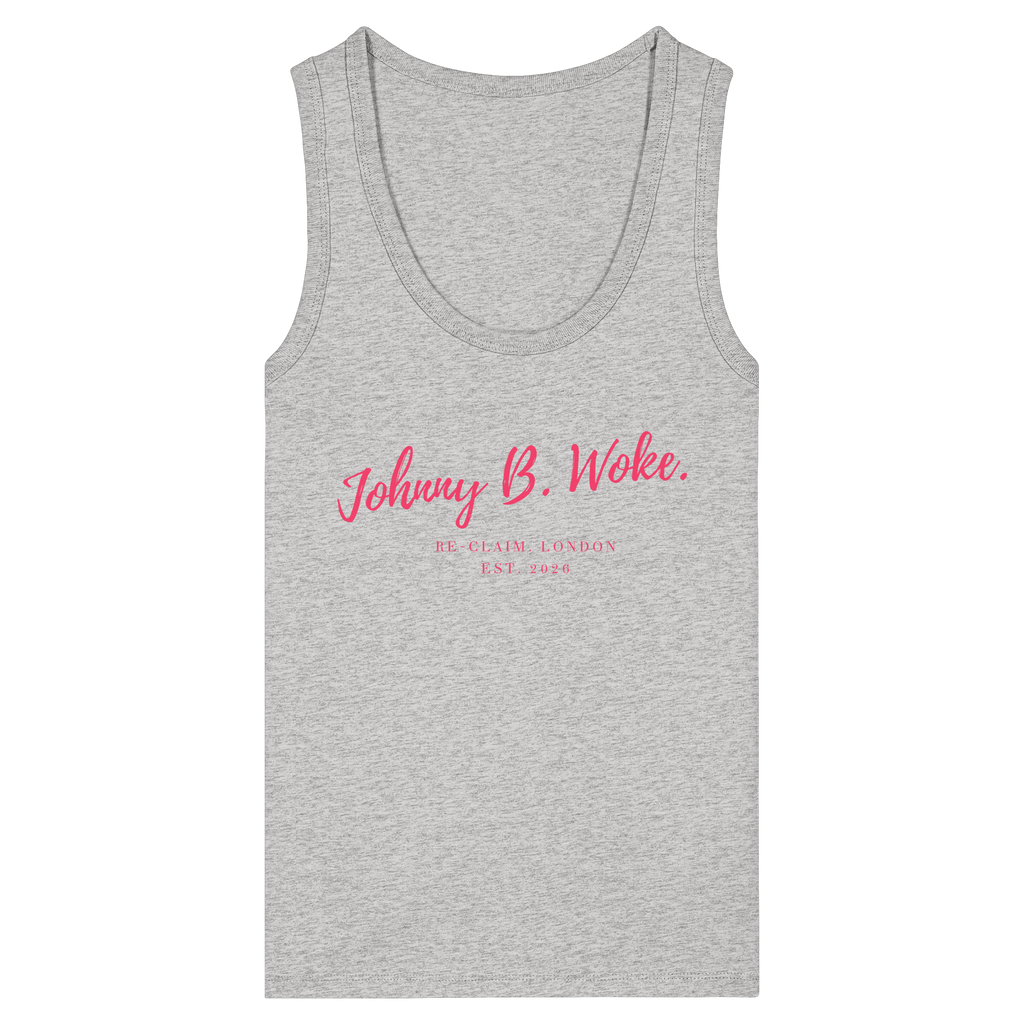 "JOHNNY B. WOKE." LADIES FITTED TANK TOP