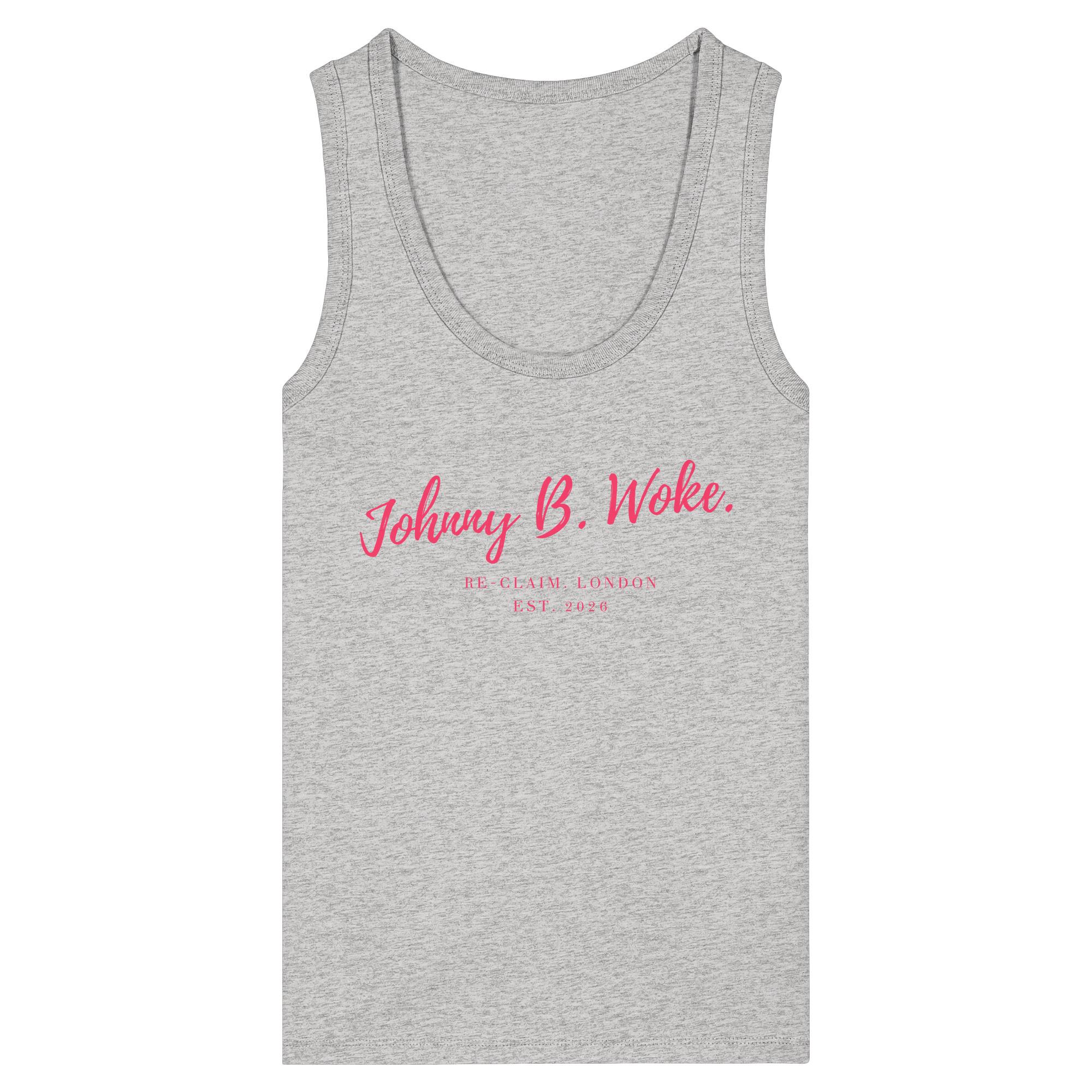 "JOHNNY B. WOKE." LADIES FITTED TANK TOP