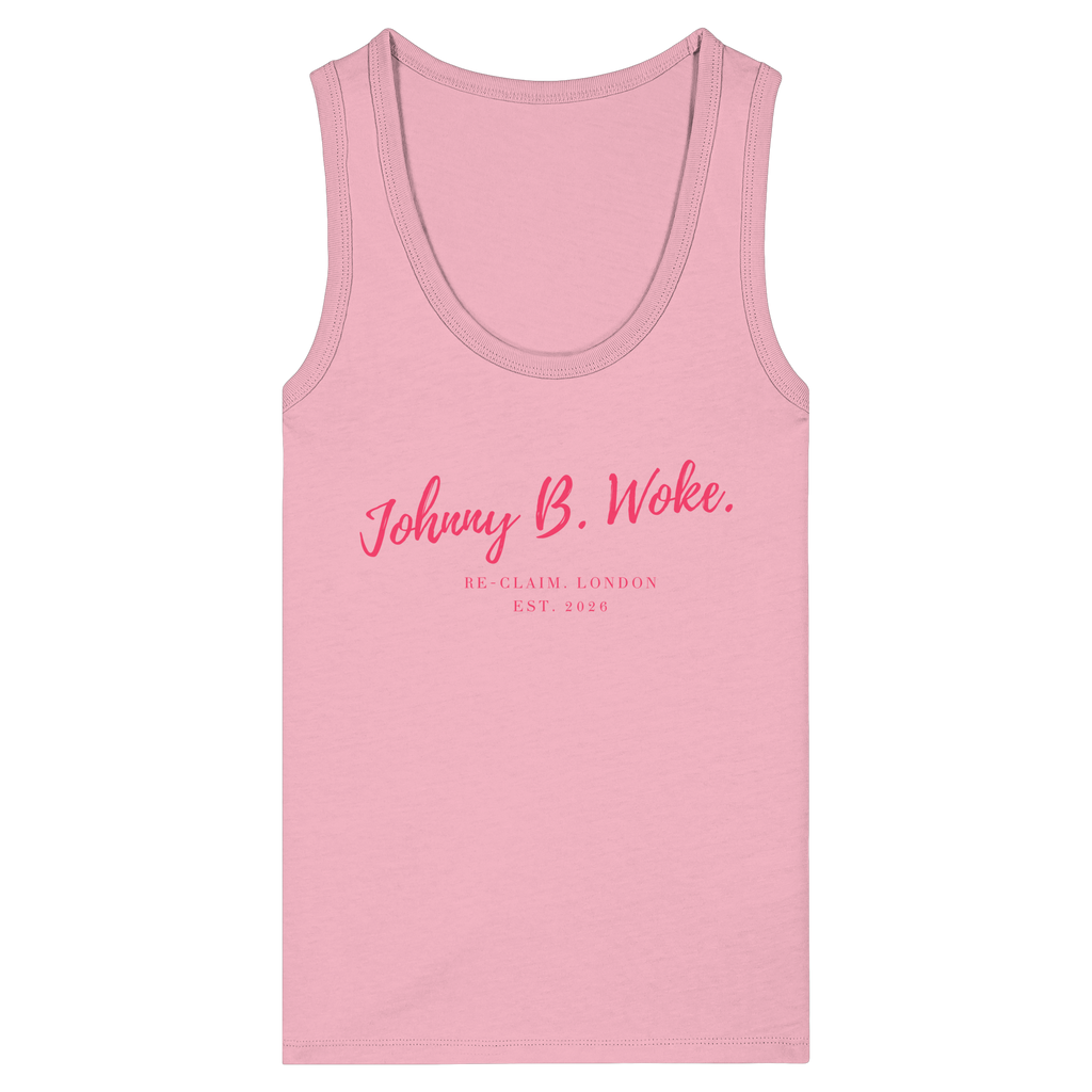"JOHNNY B. WOKE." LADIES FITTED TANK TOP