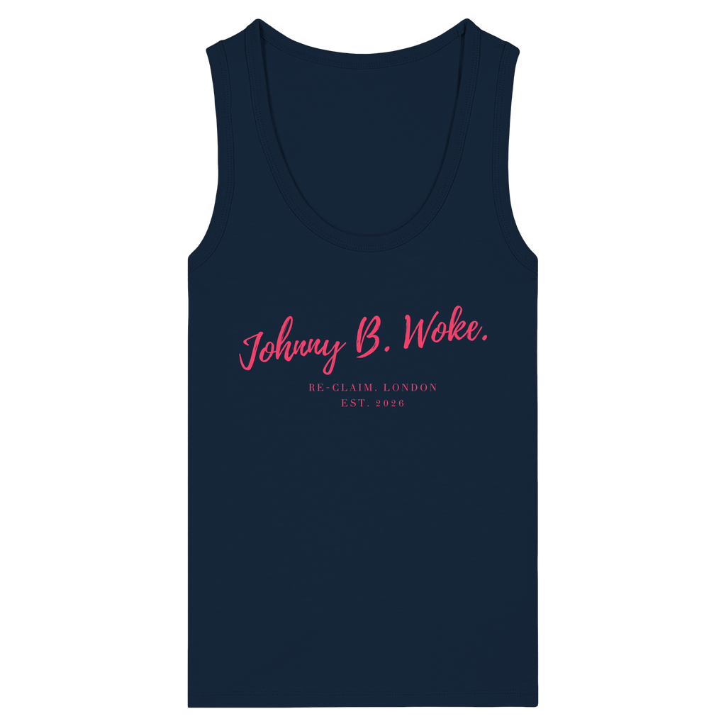 "JOHNNY B. WOKE." LADIES FITTED TANK TOP