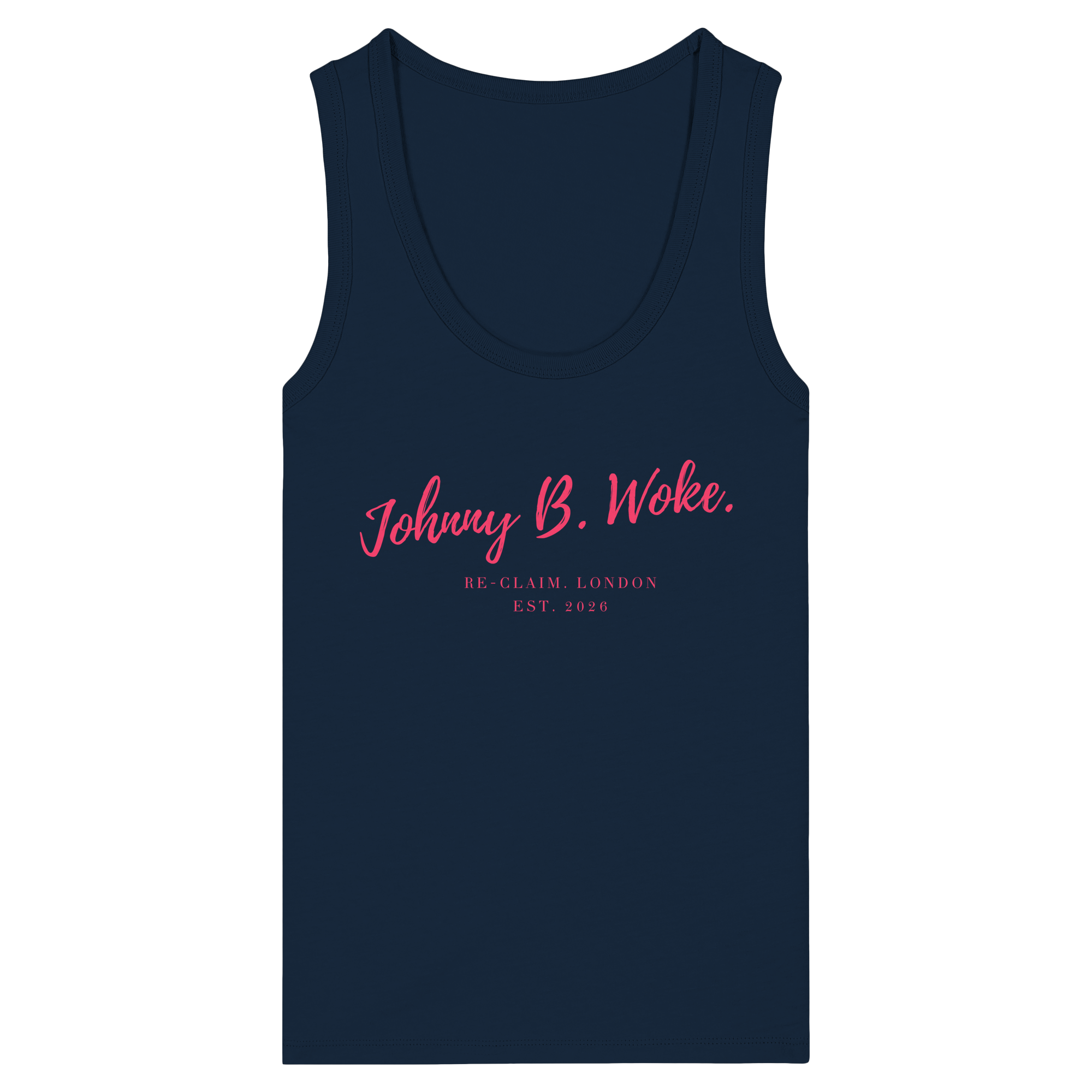 "JOHNNY B. WOKE." LADIES FITTED TANK TOP